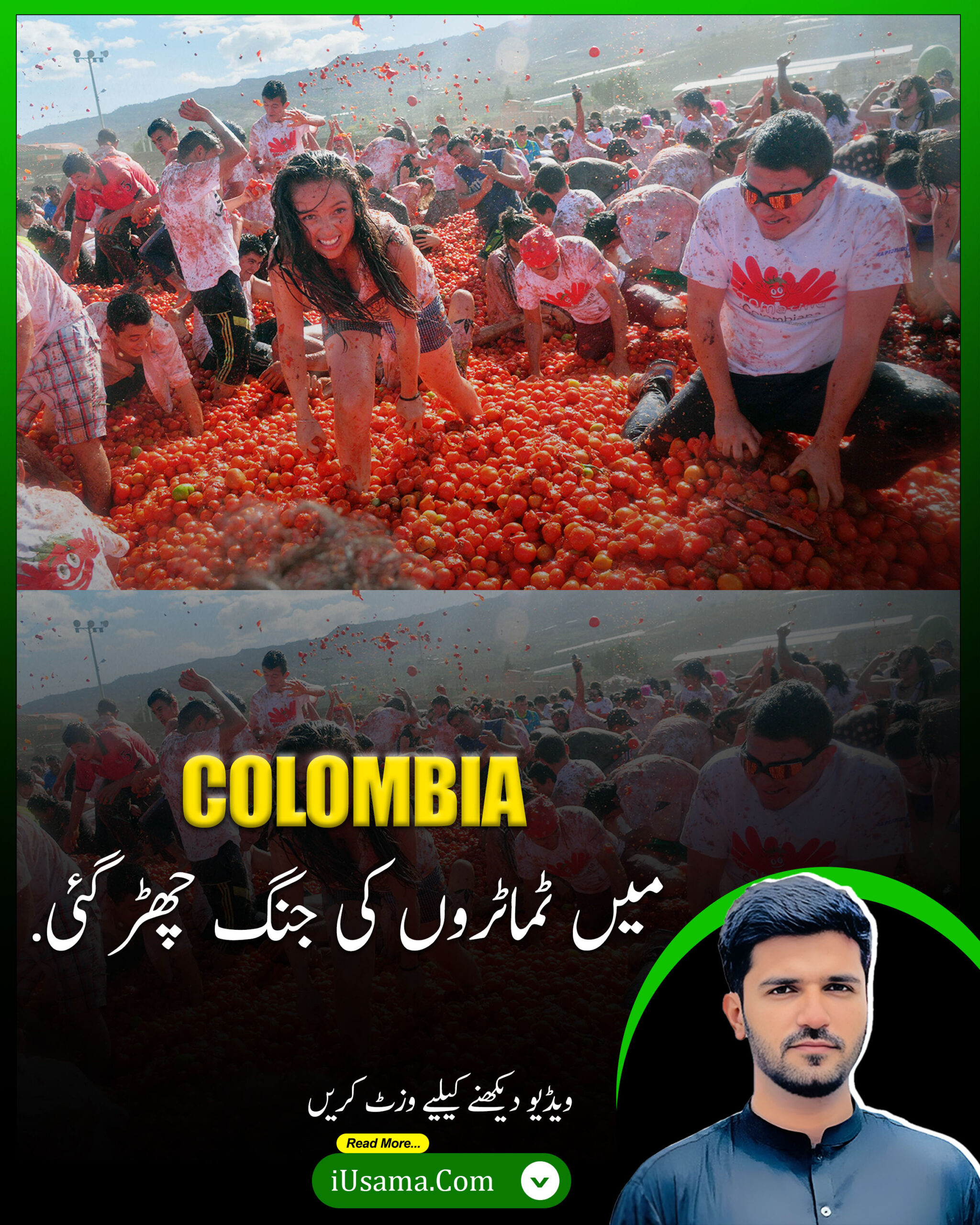 Tomato war breaks out in Colombia